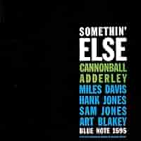 somethin’ else blue note1595 レコード盤　超レア somethin' else blue note1595 レコード盤 超レア Cannonball