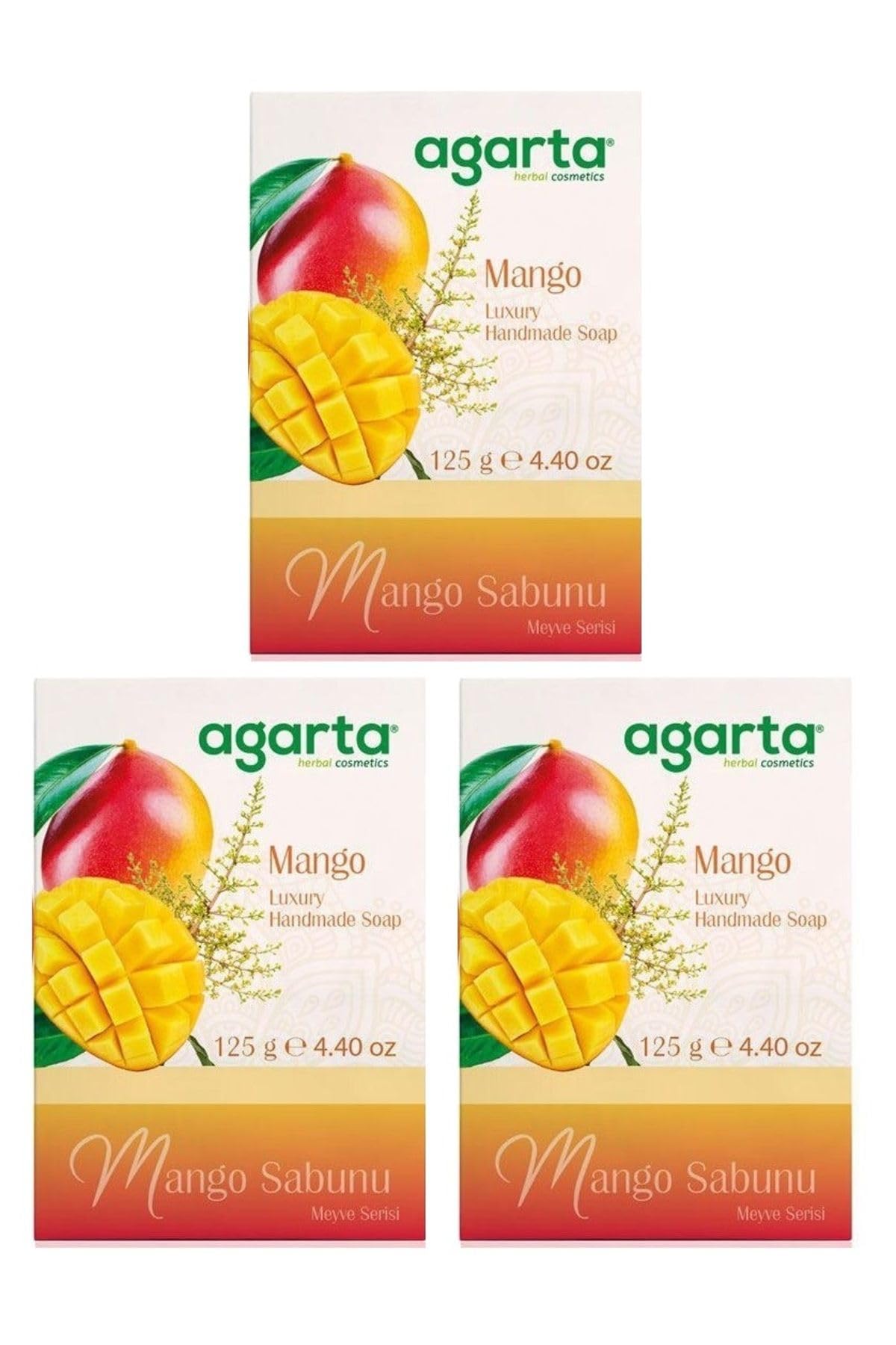 Doğal Mango Sabunu 125 gr x 3 Adet