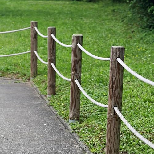 Miniatura 6 de Cuerda de algodón retorcida, 1 pulgada x 50 pies, cuerda blanca natural, cuerda suave y gruesa para columpios, barandillas, náutico, decoración del