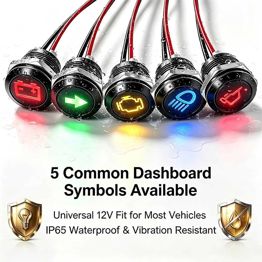Amazon.co.jp: Taiss LED インジケーター パイロット ダッシュライト