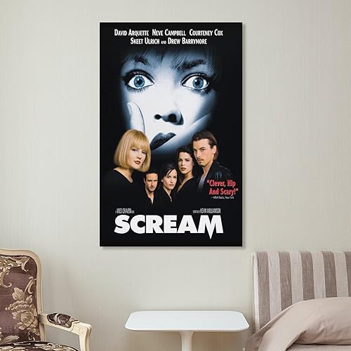 Miniatura 7 de Póster de película de terror Scream 6 (1996) Póster en lienzo para decoración de pared, decoración de habitación, decoración de dormitorio, regalos