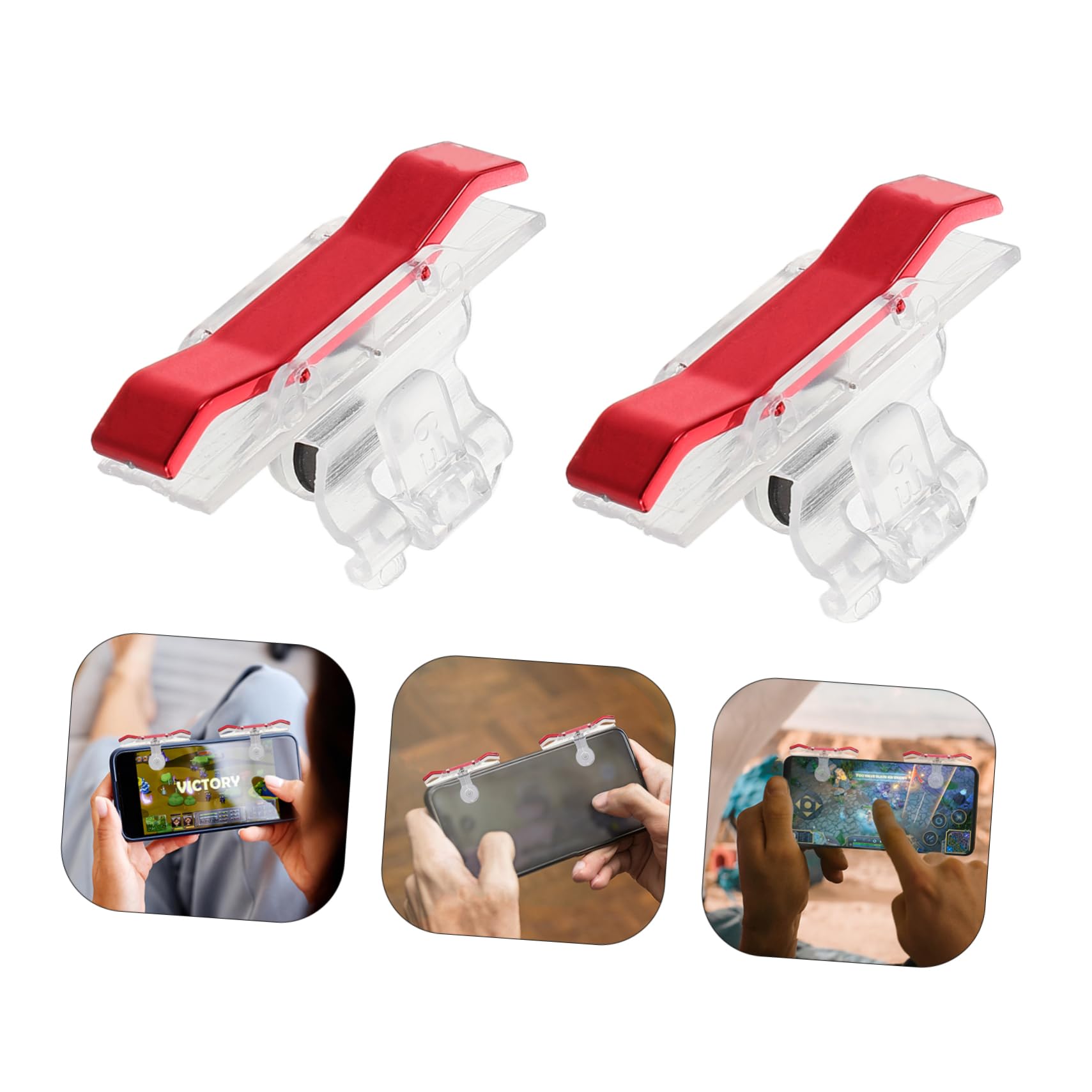 Gâchettes pour Manette de Jeu Mobile de Rechange pour Manette de Téléphone Portable Accessoire de Jeu Mobile