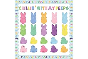 Easter Bunny Chick Cutouts Bulletin Board Decorations