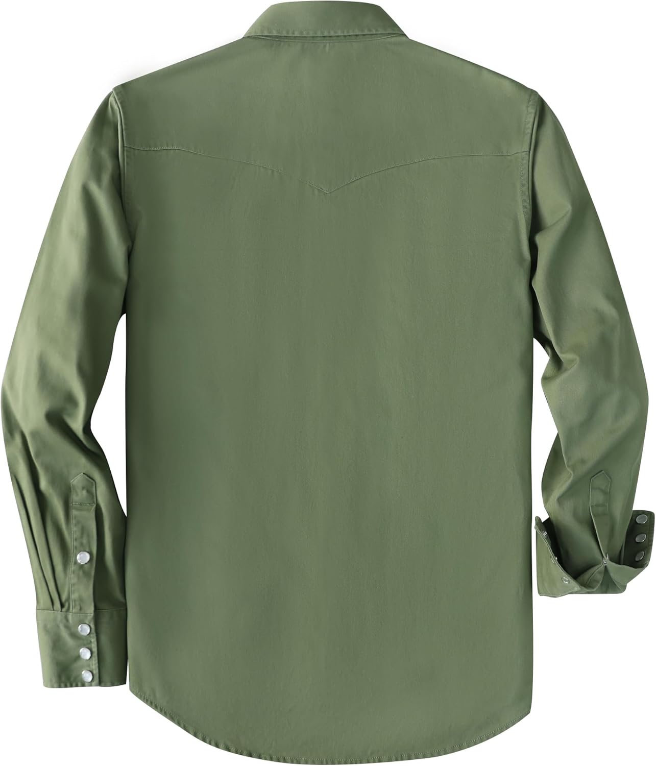 Dubinik® Long Sleeve Pearl Snap Shirts for Men Western Cowboy Shirt Casual Work Button Down with Pockets Comfortable Fit