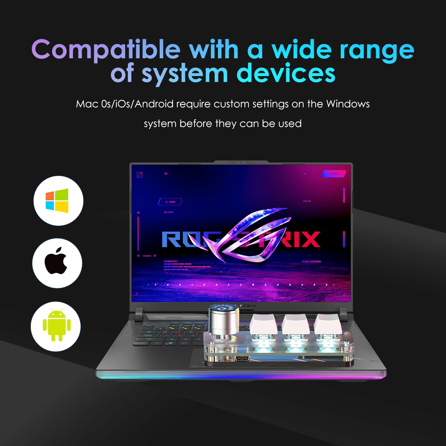 Snapklik.com : LUKCOZMO Macro Pad Macropad Macro Programmable Keypad ...