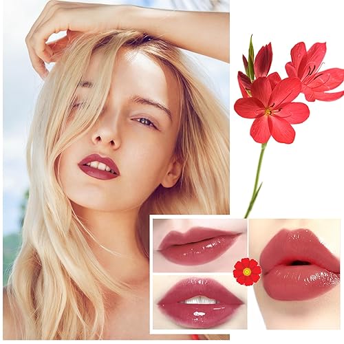 Miniatura 56 de 3 lápices labiales de aloe vera, bálsamo labial hidratante de larga duración, barra de labios nutritiva, lápiz labial, bálsamo labial, cambio
