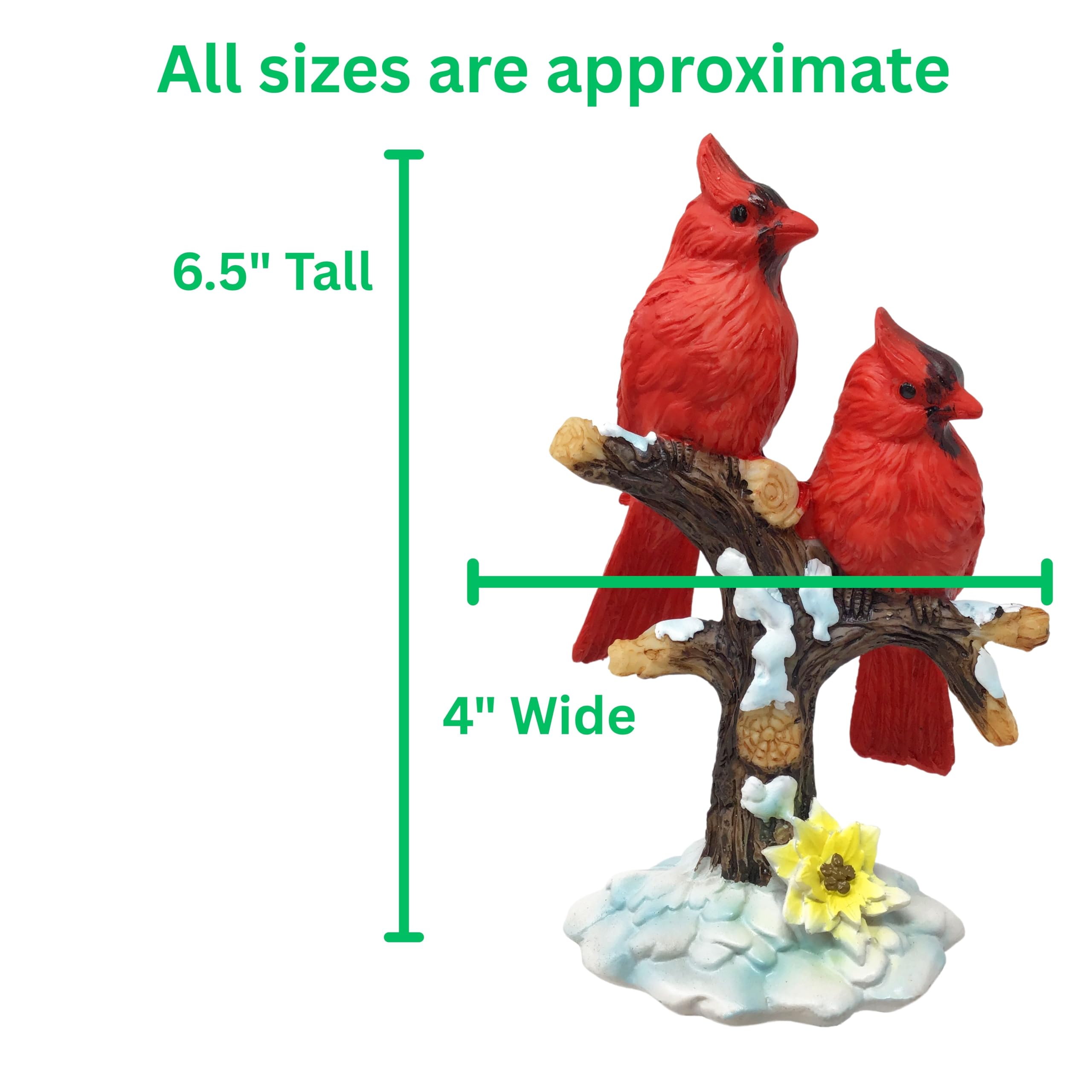 Amazon.com: BANBERRY DESIGNS Cardinals Sitting on Branches - Two