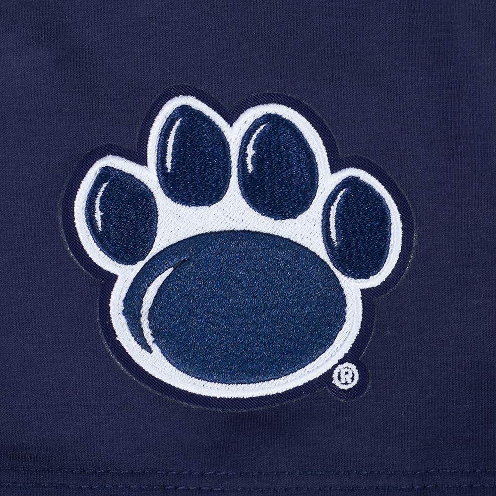 Womens NCAA Penn State Nittany Lions Classic Chenille Short Sleeve Boxy Tee Midnight Navy S