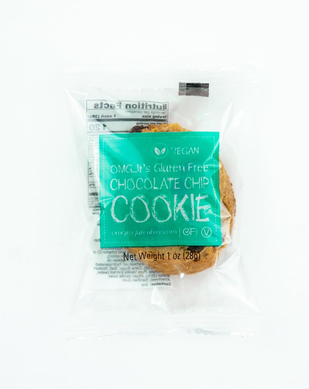 OMG... It's Gluten Free Vegan Chocolate Chip Cookies – Pack of 48 (1 oz Each) – Individually Wrapped, Moist and Delicious, Gluten-Free and Vegan Treats image 2