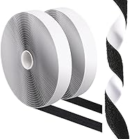 Vista 11 de Cinta de gancho y bucle negra resistente de 4.4'' × 16.5 pies, evita que los cojines del sofá se deslicen o se vuelen en exteriores, para colgar