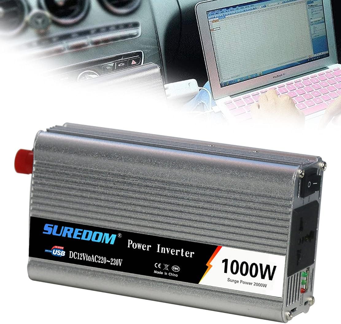 1000W Power Inverter Truck/RV Inverter 12V 24V DC to 110
