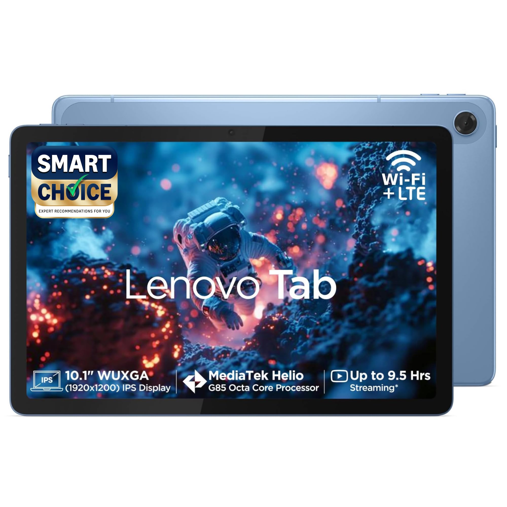 Lenovo Tab (Smartchoice)| 10.1 Inch Display| Wi-Fi Only| 4GB RAM + 128GB ROM (Expandable up to 1 TB)| Metal Body| Dual Speakers with Dolby Atmos| Android 14| Color: Polar Blue — Amazon image 11