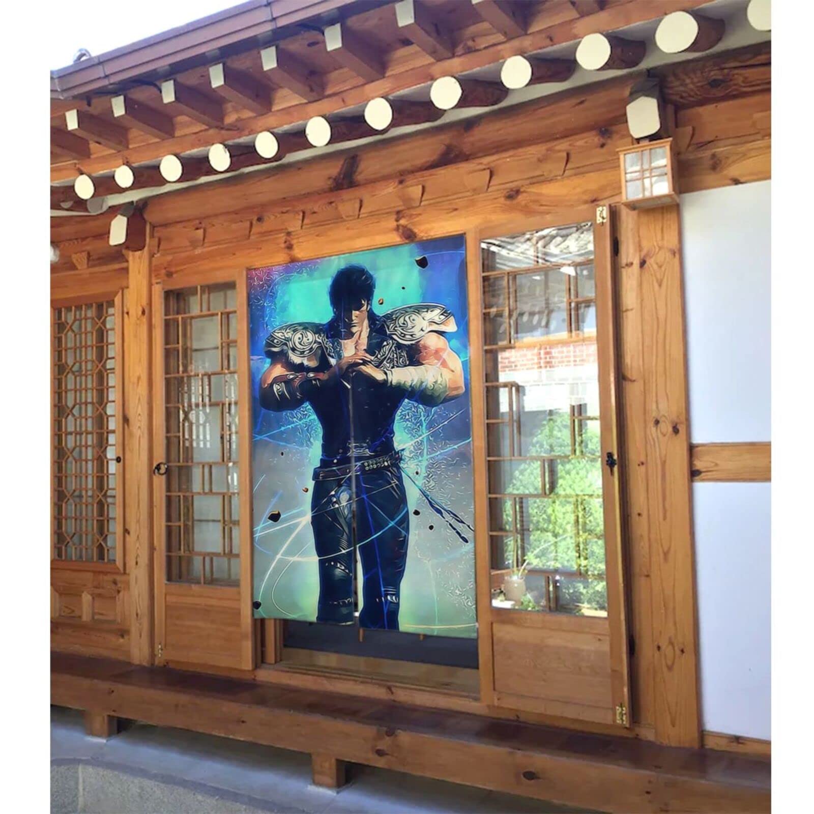 Amazon｜北斗の拳 カーテン のれん 間仕切り 暖簾和風 おしゃれ 目隠し