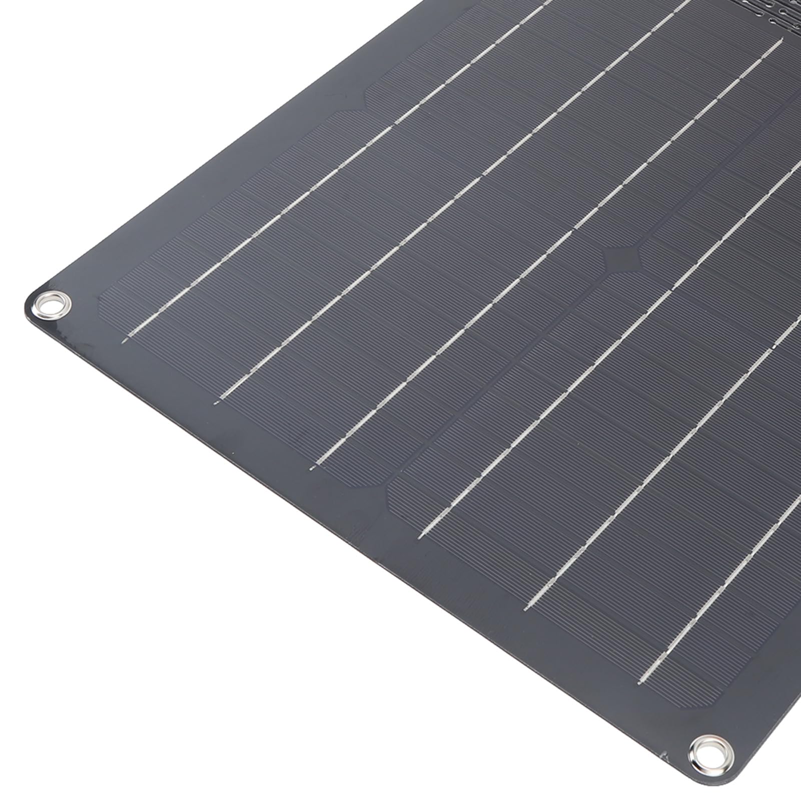 Jeffergarden 20W Pannello Solare Flessibile, 18V Monocristallino, (BLACK)