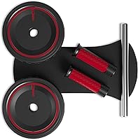 Vista 7 de READAEER Ab Roller Wheel, Heavy Duty Workout Equipment for Home Gym, Professional Metal Handle with Rubber Surface Abdominal Exercise Wheel for