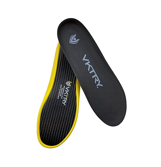 VKTRY Performance Insoles Carbon Fiber Sports Insoles for Athletes