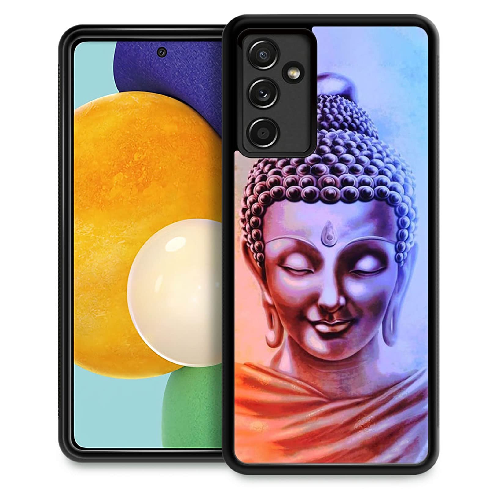 Goodsprout Compatible with Samsung Galaxy A14 Case,Calm Panchen Buddha Statue Amazing Pattern Design Shockproof Anti-Scratch Hard PC Back Case for Samsung Galaxy A14 Case with Case