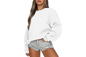 Aesthetic Oversized Fleece Sweatshirts for Teen Girls