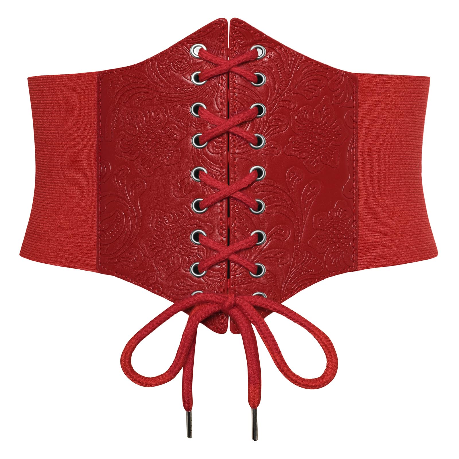 GRACE KARIN Lace-up Cinch Belt Tied Corset Elastic Waist Belt