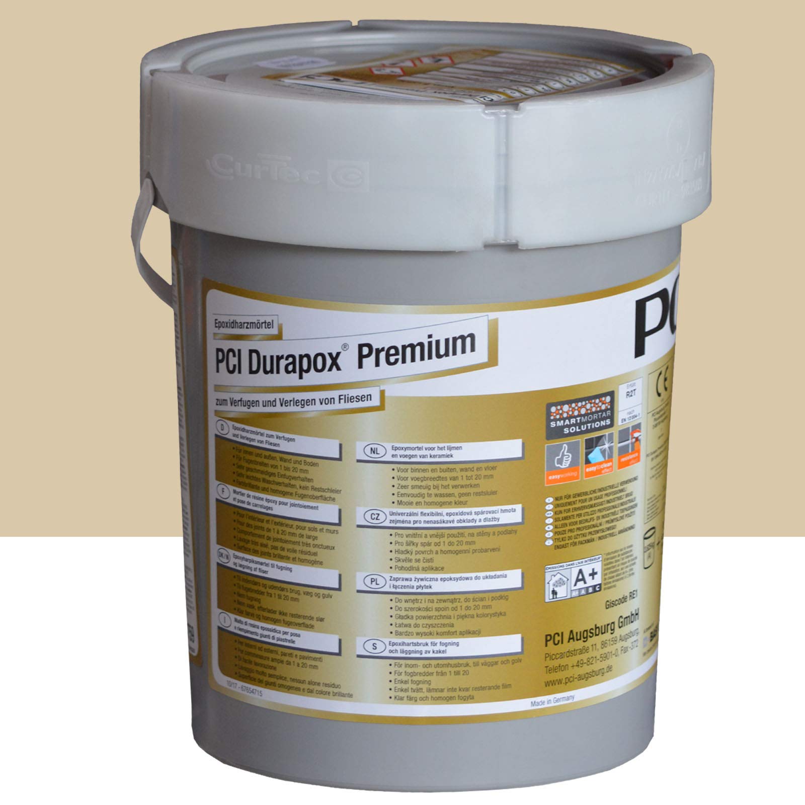 PCI Durapox Premium Mortier à résine réactive (5 kg, Bahamabeige)