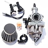PZ26 Dirt Bike Carburetor Carb Throttle Assembly for Taotao CG 125cc 150cc 250cc XR100 CRF100 for Lifan for Coolsort for Buyang Sunl 4 Stroke Engine ATV Quad Pit Bike Go Kart Performance Parts