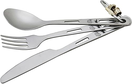 Keith Titanio Ti5310 Juego de cubiertos de 3 piezas (bolsa personalizada incluida)