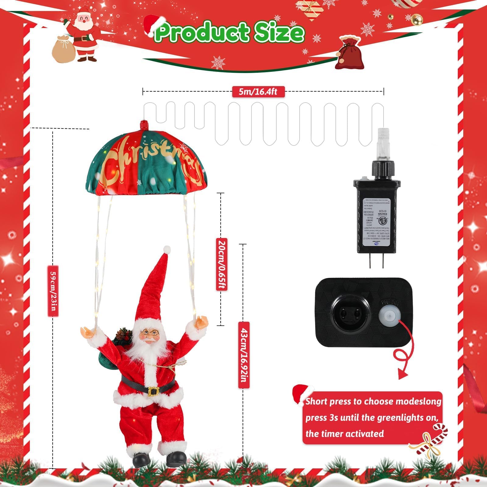 ⭐︎Noel⭐︎ Amazon.com: Kurt S. Adler CUL Fiber Optic LED Angel