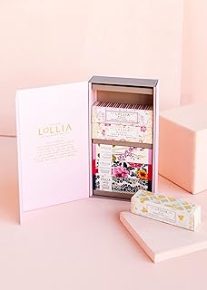 LOLLIA Petite Treat Handcreme Gift Set with Always in Rose, Breathe, Dream, Relax, This Moment & Wish, Scented Hand Cream for Women, Moisturizing Lotion for Dry Hands, Quick Absorbing Skin Care