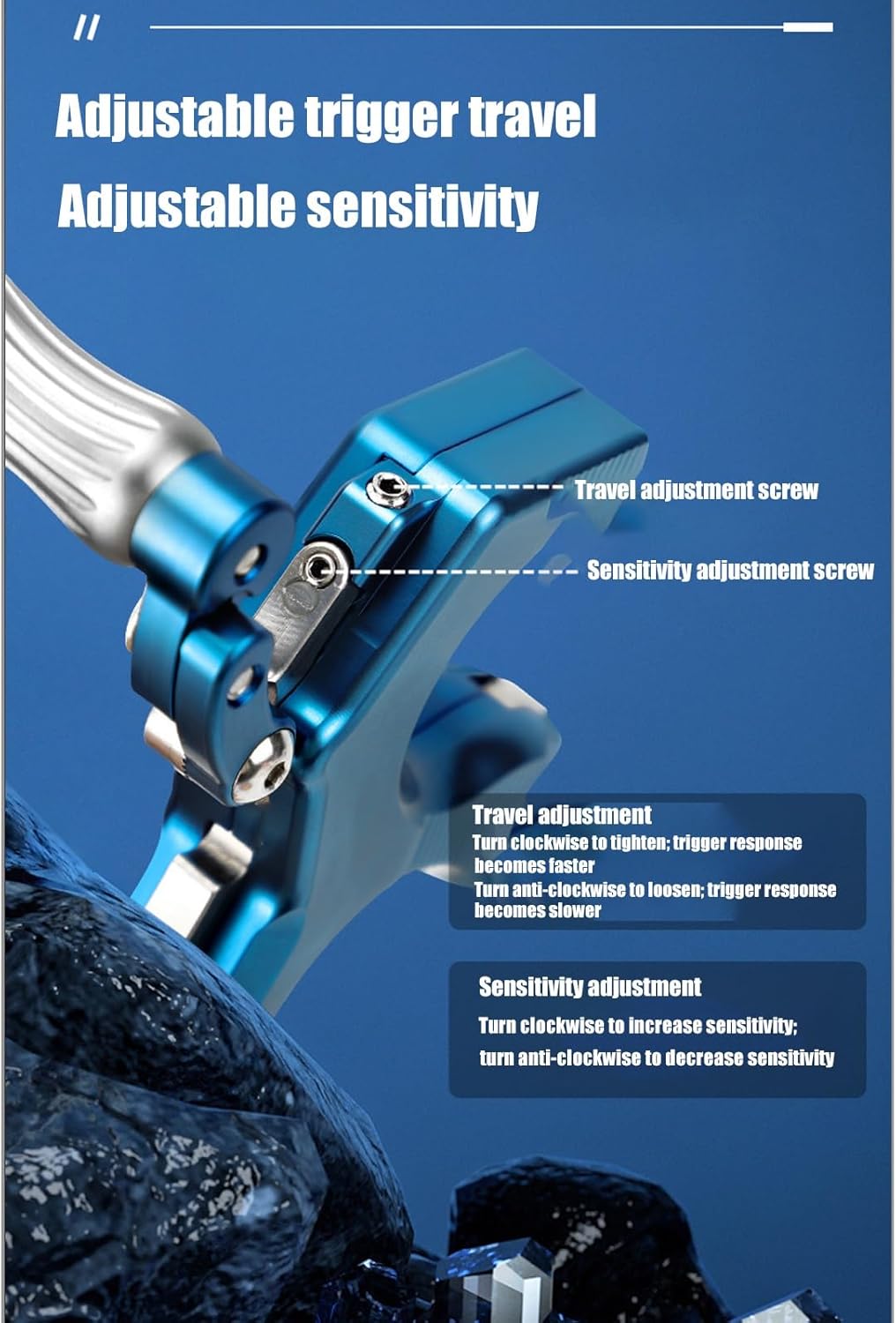 Archery Compound Bow Release Aids Trigger, 3-4 Finger Thumb Release, for Adults Youth Hunting Shooting Training Accessories