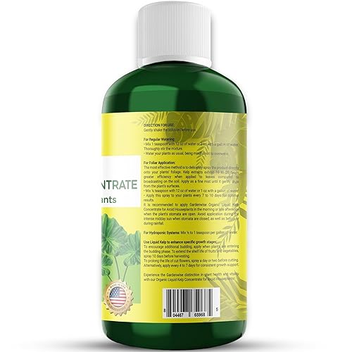 Vista 338 de Fertilizante orgánico prémium de anturio de algas marinas – Alimento líquido para plantas de algas marinas – Potenciador de suelo rico en nutrientes