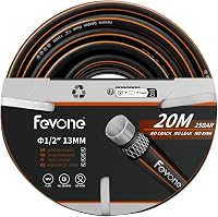 Fevone 20m Kerti Tömlő 1/2" 25 Bar Rugalmas Erős Csavarodásmentes - 20m, Without accessories 2