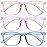 Gaoye Stylish Blue Light Glasses for Woman - Computer Glasses for Blue Light Blocking - Lightweight Frames - 3 pack