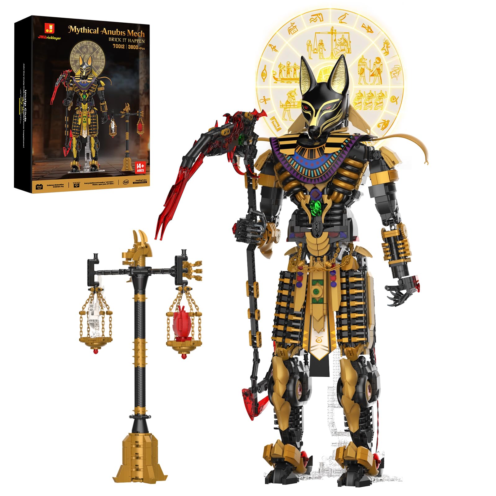 Amazon.com: JMBricklayer Anubis Mythical Building Set for Adults