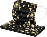 Vista 7 de Paquete de 50 mascarillas desechables de San Valentín para adultos, mujeres, día de San Valentín, mujeres, desechables, con corazón rojo