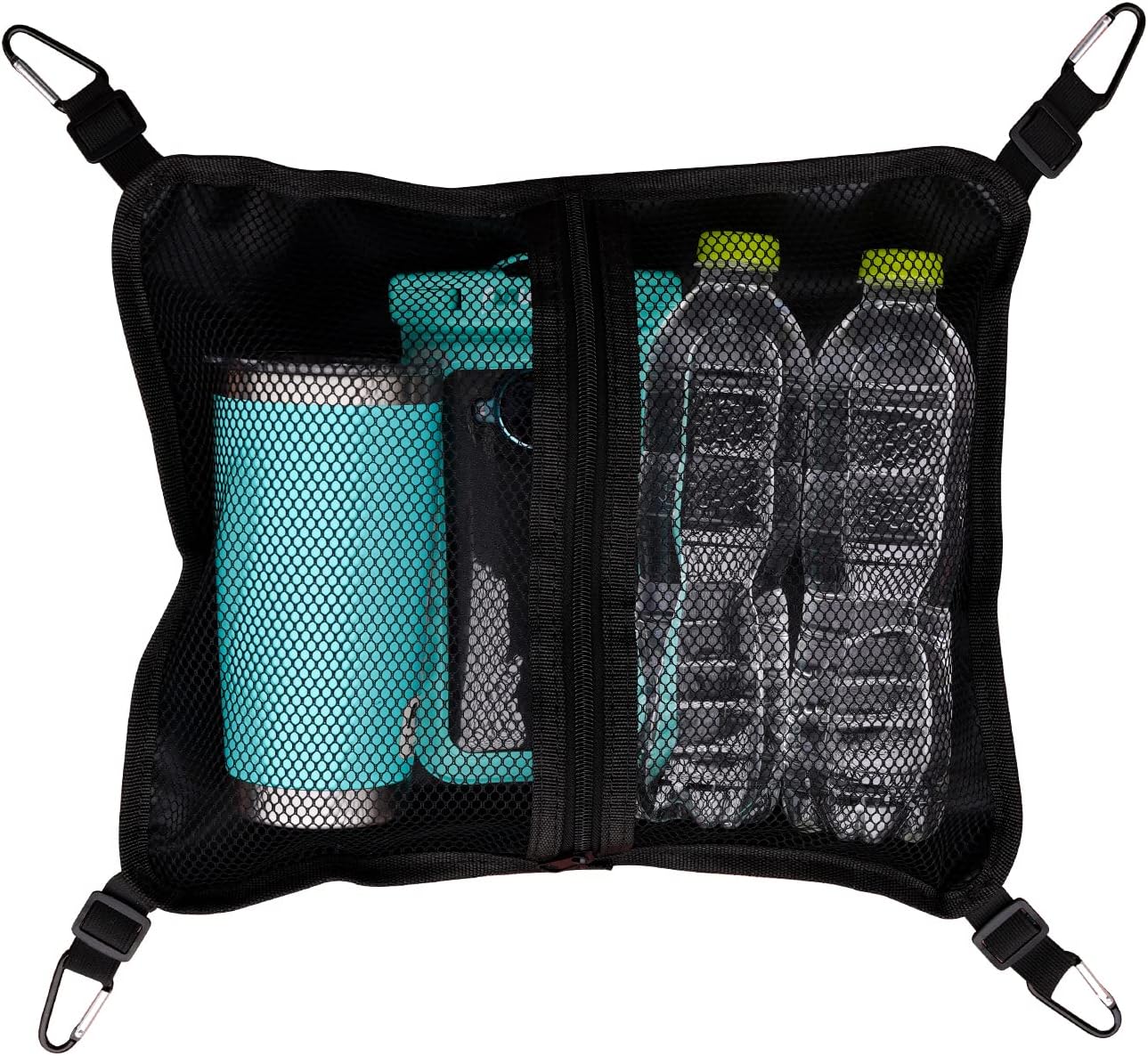 FunWaterPaddleboard Deck Bag, Elastic Mesh Storage Bag SUP Accessories for Paddle Board, Surfboard, Kayak, Boat, Canoe and Rafting