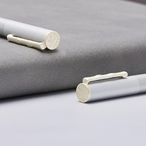 Vista 53 de Hongdian - Pluma estilográfica de bosque azul oscuro, punta extrafina, 0.015 in, hermosa textura de árbol, excelente pluma de escritura de metal