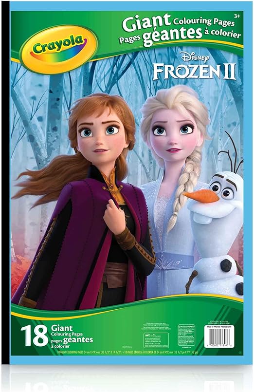Amazon.com: Crayola Frozen Giant Coloring Pages : Toys & Games