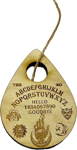 Ornament - Spirit Board - Raw Wood 3x2in