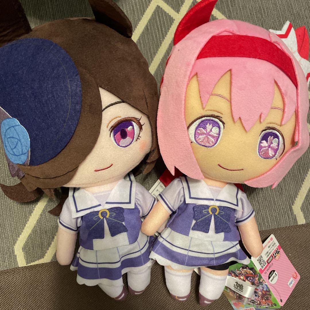Amazon.co.jp: ウマ娘 巨大ぬいぐるみ ハルウララ ライスシャワー 2点 
