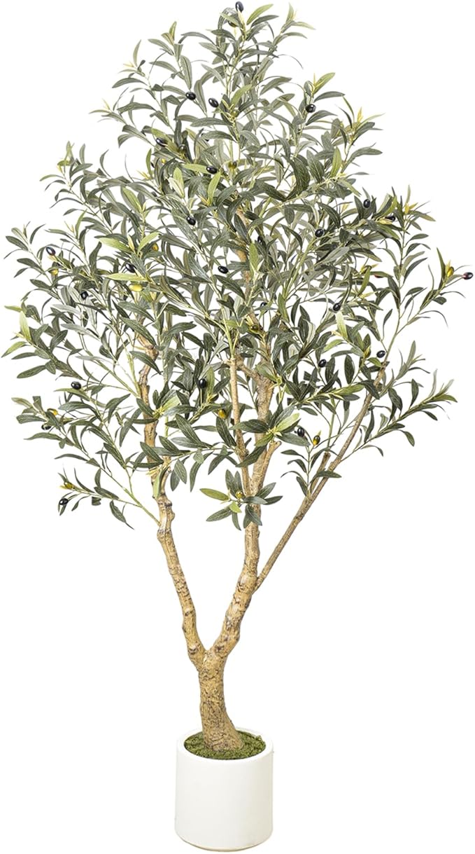 Quirlory 6FT Artificial Olive Tree with Planter Review