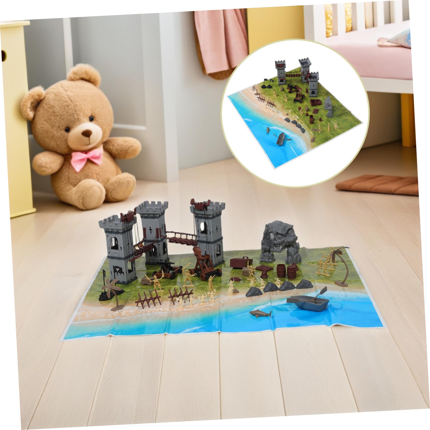 Ipetboom Mini Figure Esercito 293 Pezzi in Plastica per Gioco e Collezione | Dettagli Realistici, Assemblaggio Semplice, Adatti a Bambini e Collezionisti