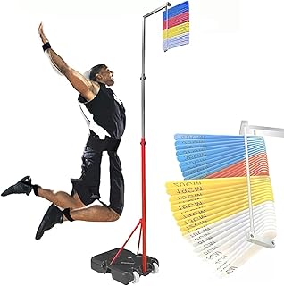 MINTOO Vertical Jump Touching Training Device, Gym Height Jump Measuring Device, Volleyball Jumping Tester, Increase Bounce Trainer, Easy Install