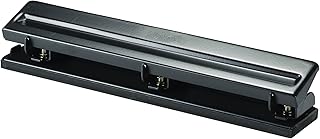 Officemate Standard 3 Hole Punch with 8 Sheet Capacity, Black (90099)
