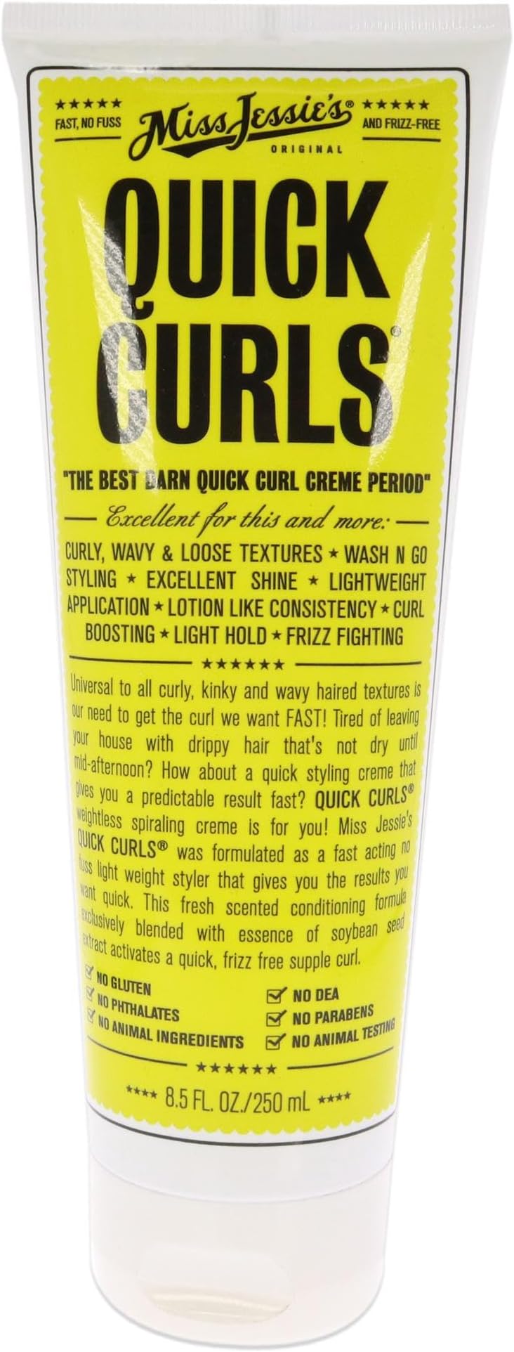 Miss Jessie's Quick Curls Unisex Cream 8.5 oz