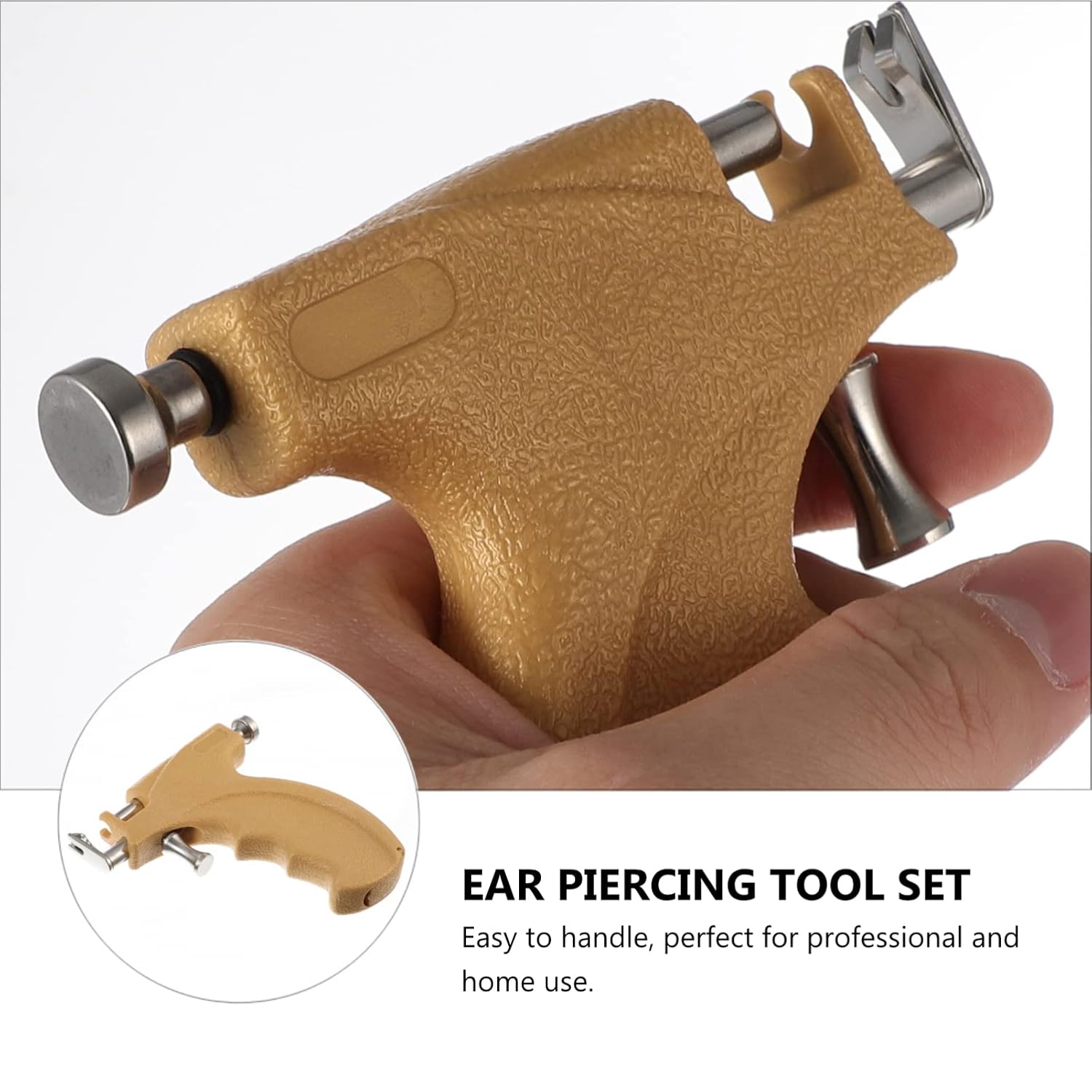 minkissy 1set No Pain Ear Piercing Tools Kit Ear Studs for Easy and Accurate Body Piercing