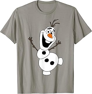 Frozen Olaf Snowman Happy Pose Smile T-Shirt
