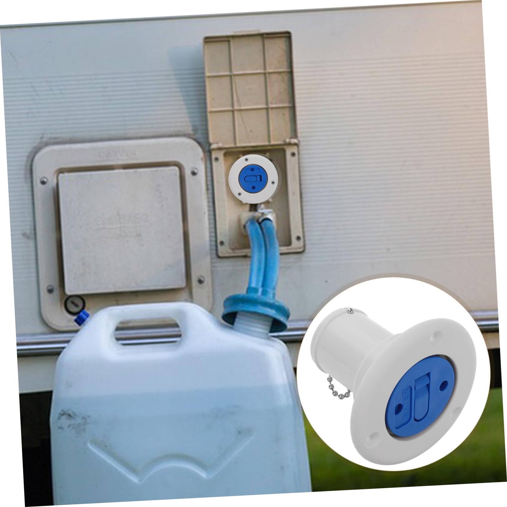 MAGICLULU 3 Piezas Tapa de Agua para Rv Accesorio de de Agua para Autocaravana para Camping y Remolque Diseño Estilizado y Instalación
