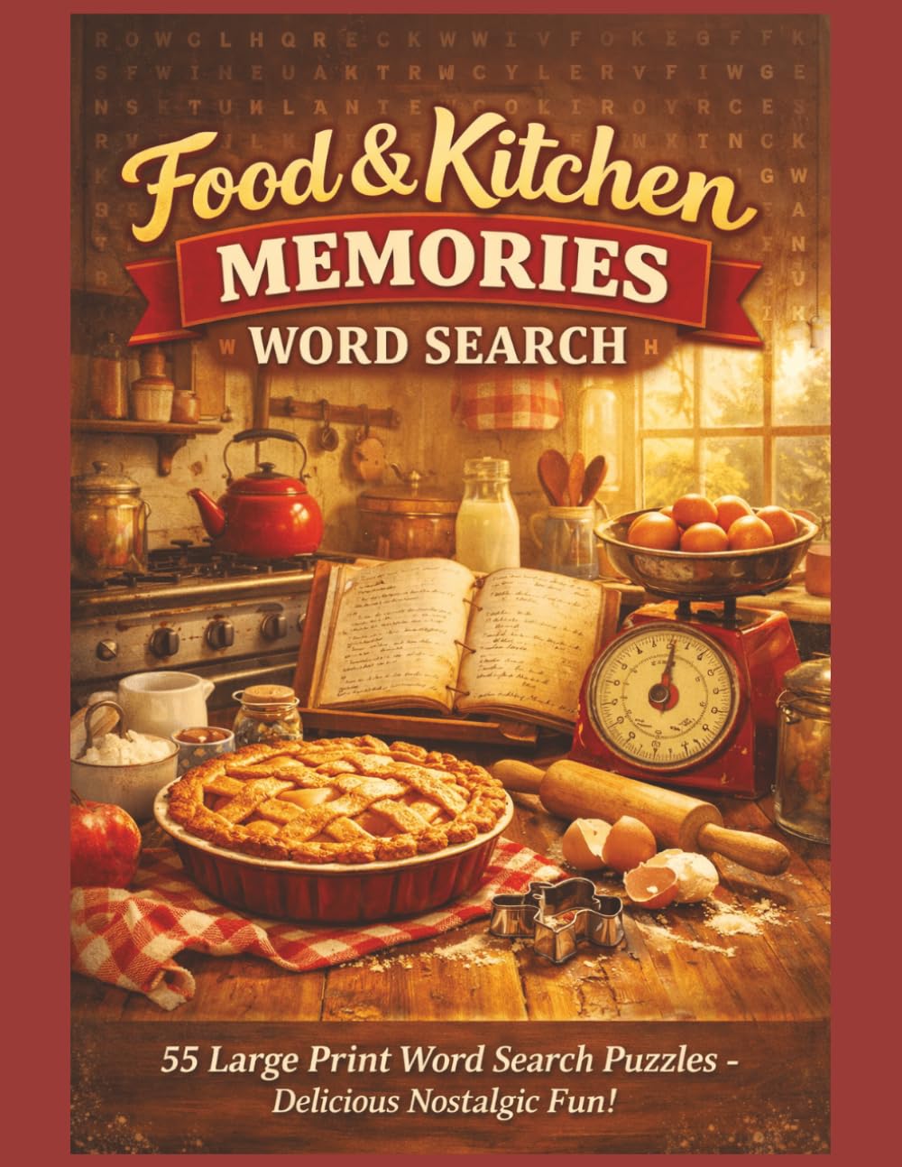 Food & Kitchen Memories Word Search: 55 Large Print Word Search Puzzles, A Nostalgic Puzzle Book of Home Cooking, Baking, Family Meals & Kitchen ... (Golden Years Memory Lane Word Search Series)