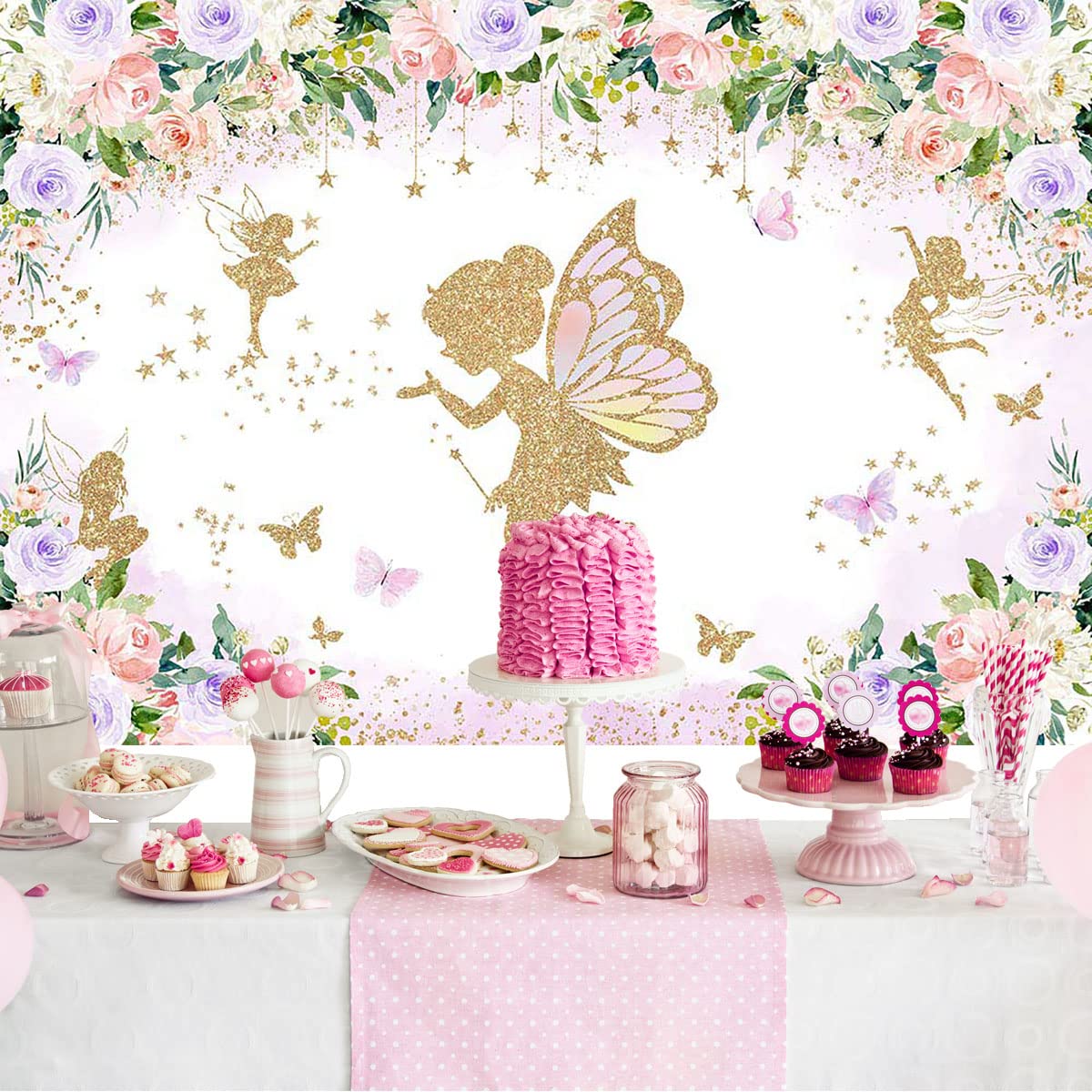 Toile De Fond Murale Florale De Fleurs Roses D' Pour La Photogr