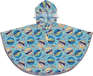 スケーター (skater) レインポンチョ キッズ レインコート 子供用 プラレール 男の子 適応身長 80-100cm RAPO2-A